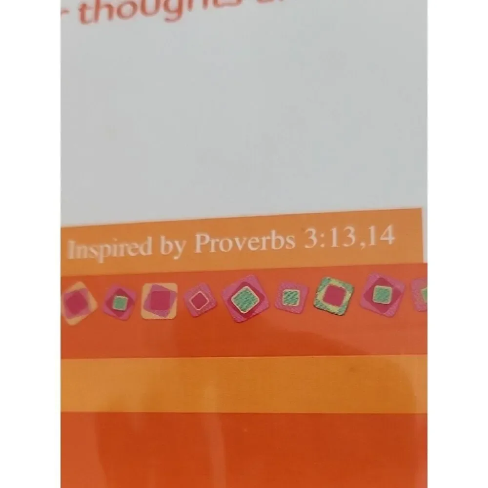Bright Orange Inspirational Notebook – Thoughts & Dreams Journal